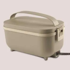 ThermoBite_ Electric Lunch Box with 4 Steel Containers