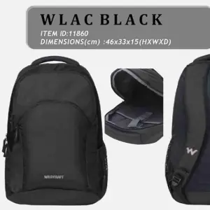 Wildcraft WLAC BLACK Backpack