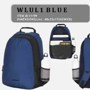 Wildcraft WLUL1 BLUE Backpack