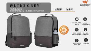 Wildcraft WLTN2 GREY Backpack - Image 2