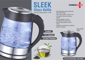 Sleek Glass kettle with LED illumination (1.8 L) - Image 2