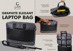 Graphite Elegant laptop bag - Image 2